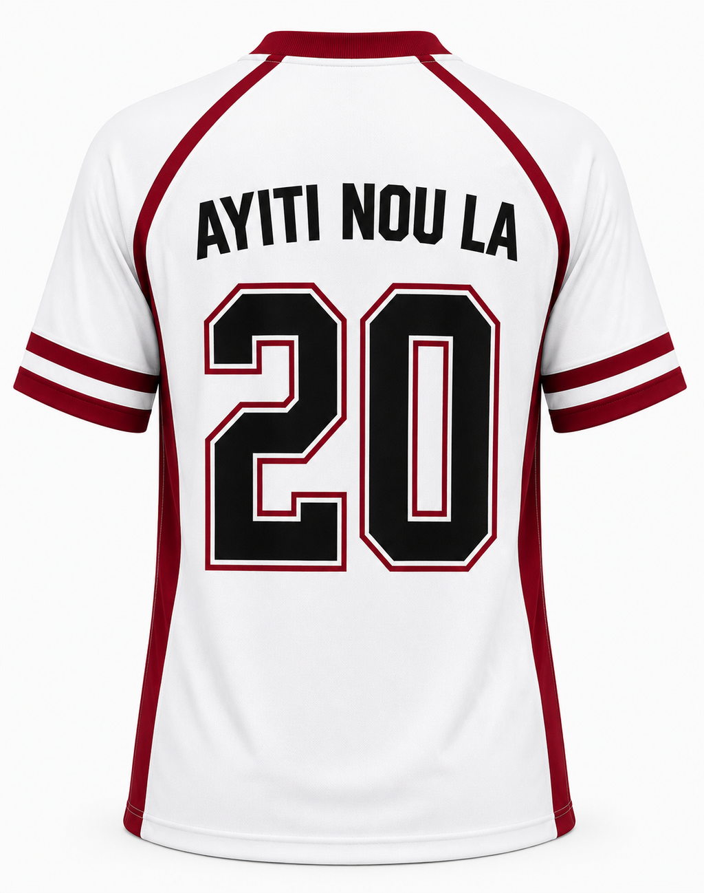 Ayiti Nou La Jersey - White Flame