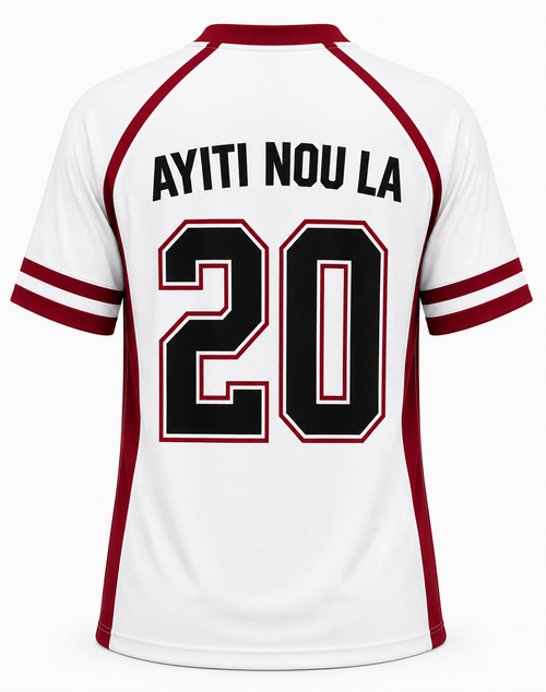 Ayiti Nou La Jersey - White Flame